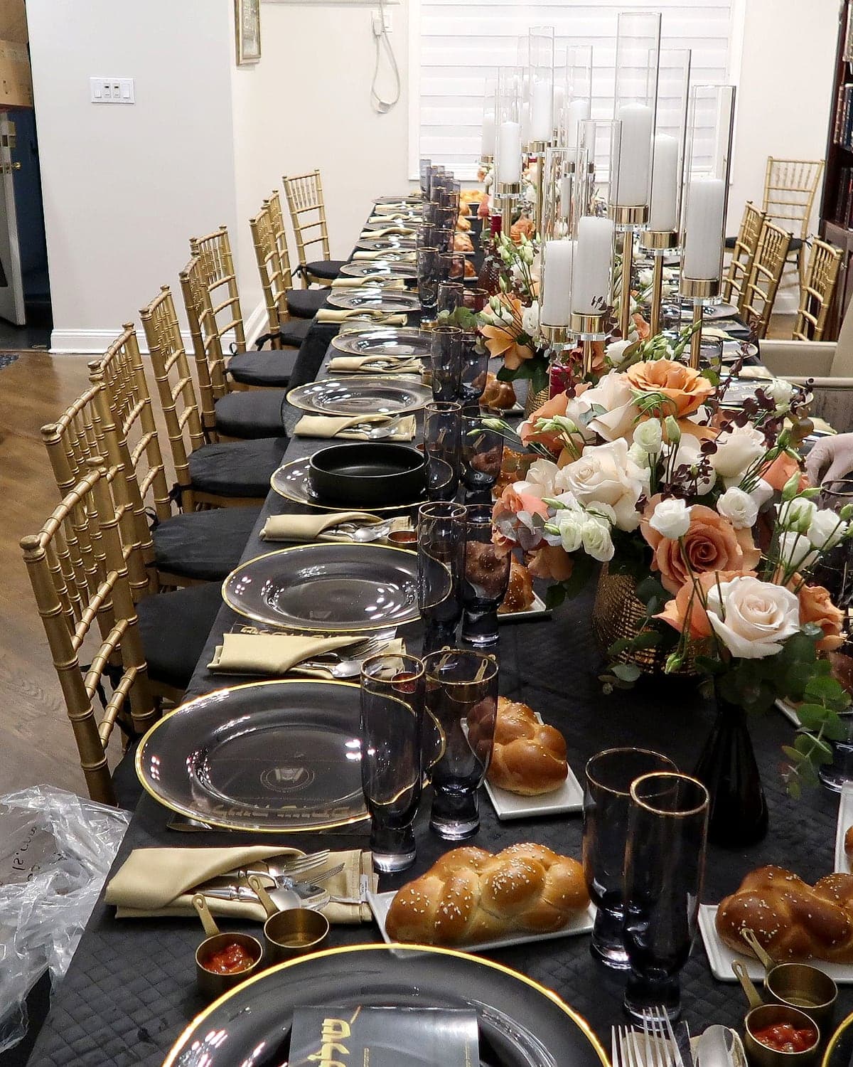 Setting the room before guests arrive