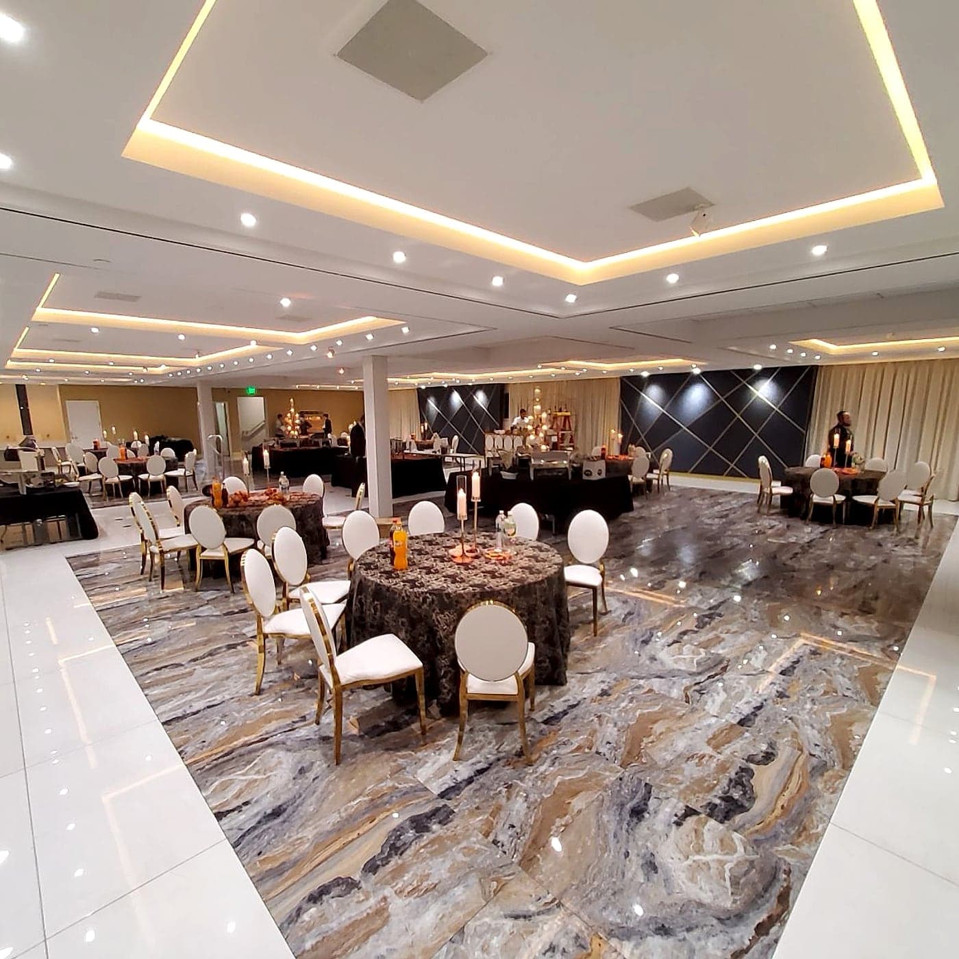 The room before guests arrive
