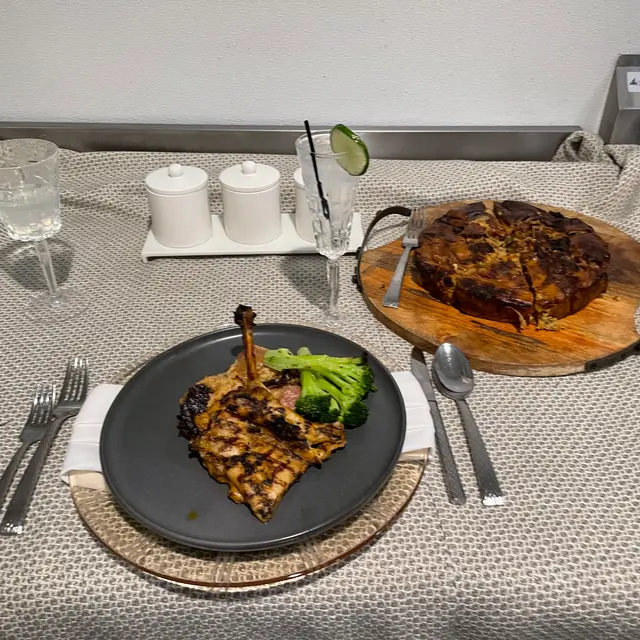 A bar mitzvah seudah catered by Mashmanim