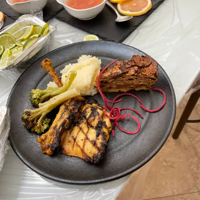 A bar mitzvah seudah catered by Mashmanim